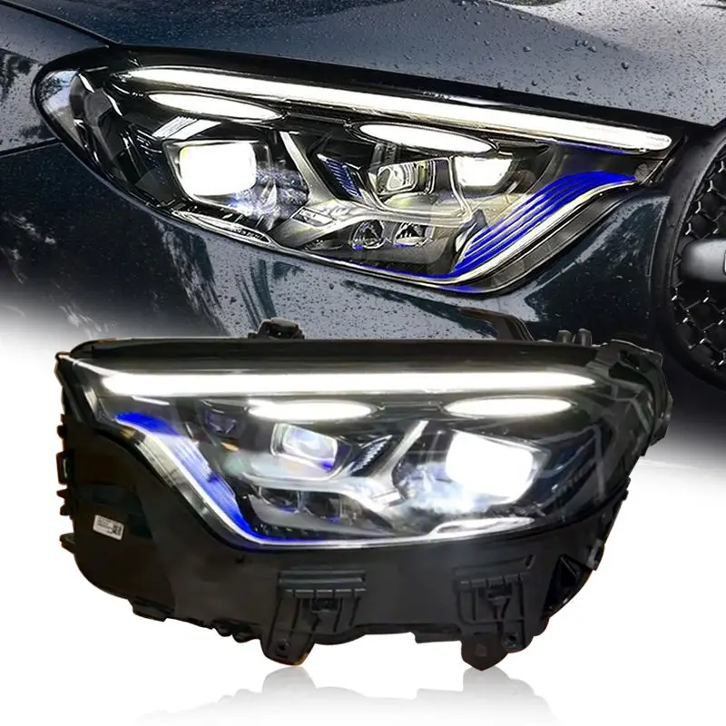 

-GLC X254 LED Headlights 2023-2025 C254 New 12V High-End 6000K for GLC 300 4MATIC