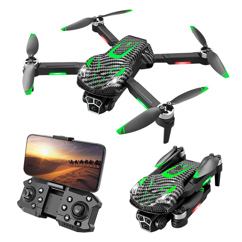 2024 New drone S17drone caméra 4k, Aerial Photography, FPV,квадрокоптер Avoiding Obstacles, Folding RC Quadplane Drone, Gift Toy