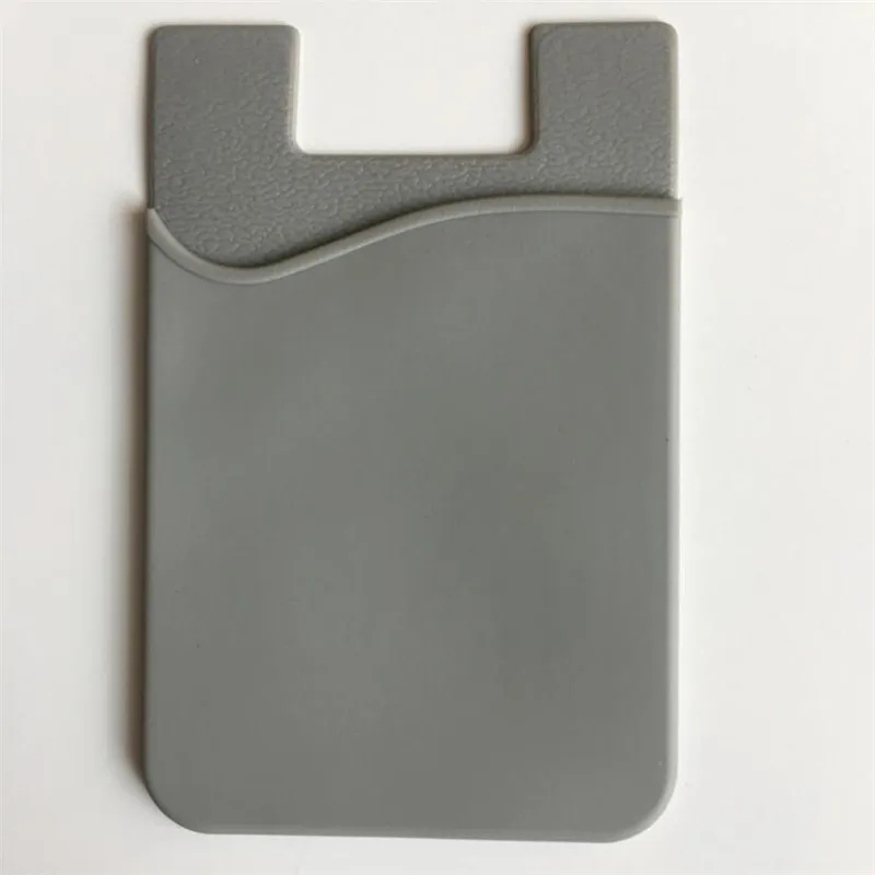 1pc Silicone Mobile Phone Back Card Holder Wallet Stick On Adhesive Cash ID  Soft Adhesive Phone Card Holder Cover Wallets - AliExpress 1524