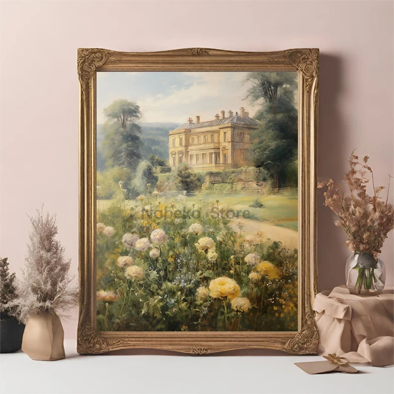 Pride and Prejudice Art Wall Garden Landscape Elizabeth Bennet Posters Prints Canvas Painting Pictures Home Room Reading Decor