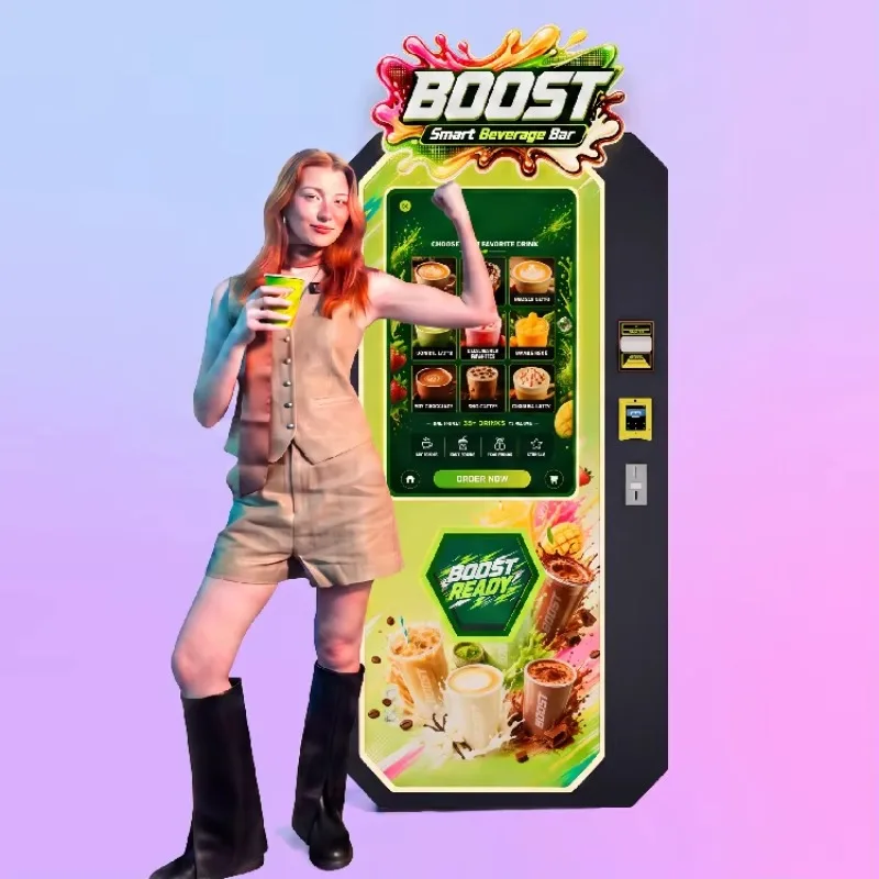 Smart Beverage Vending Machine with SDK Integration, Remote Monitoring & Cloud Management Customized