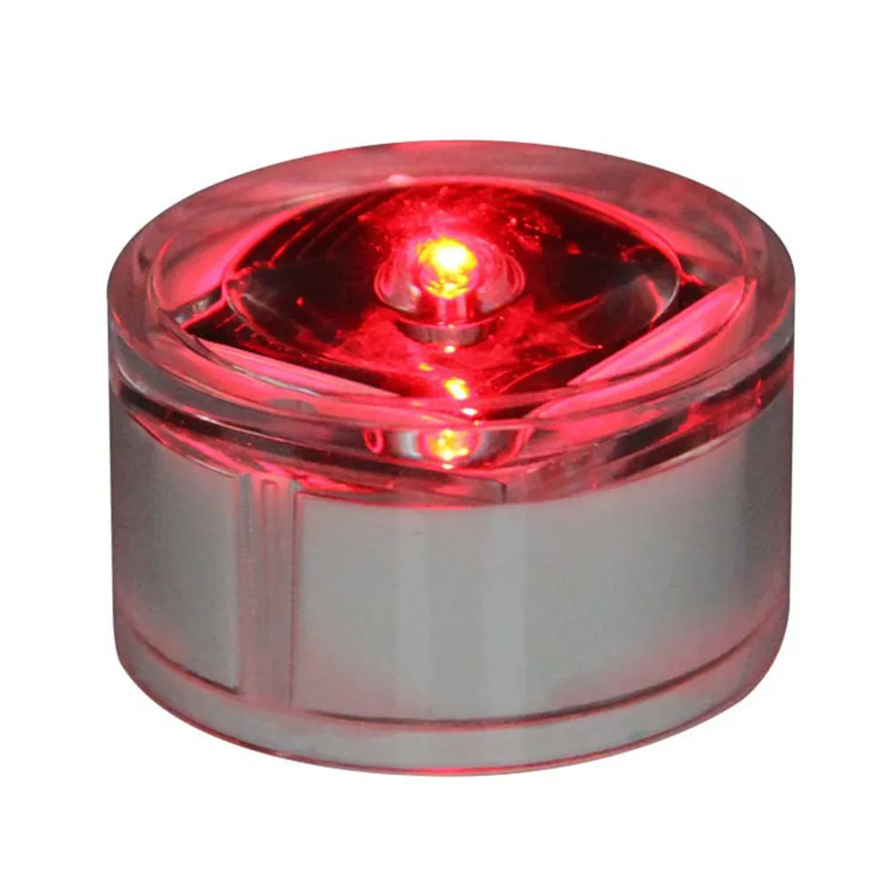 Solar Buried Light Red Outdoor Garden in-Ground Lamp Landscape Decorative Pathway Waterproof Deck Light Solar Energy Lamp
