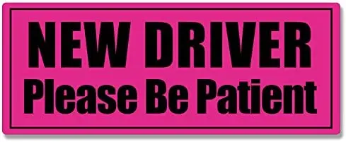 

Personality New Driver Please Be Patient Sticker, Drive Safely Around Me Vinyl, Student Driver Bumper Stickers Trucks,