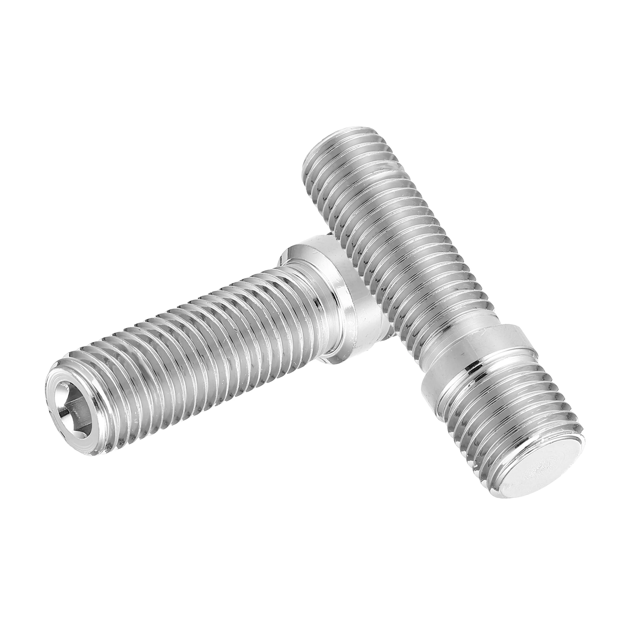 UXCELL 10pcs 50mm Vehicle Hub Tyre Screw Bolt Wheel Stud Bolts M14x1.5 to M12x1.5 for Audi for Volkswagen for Mercedes Benz