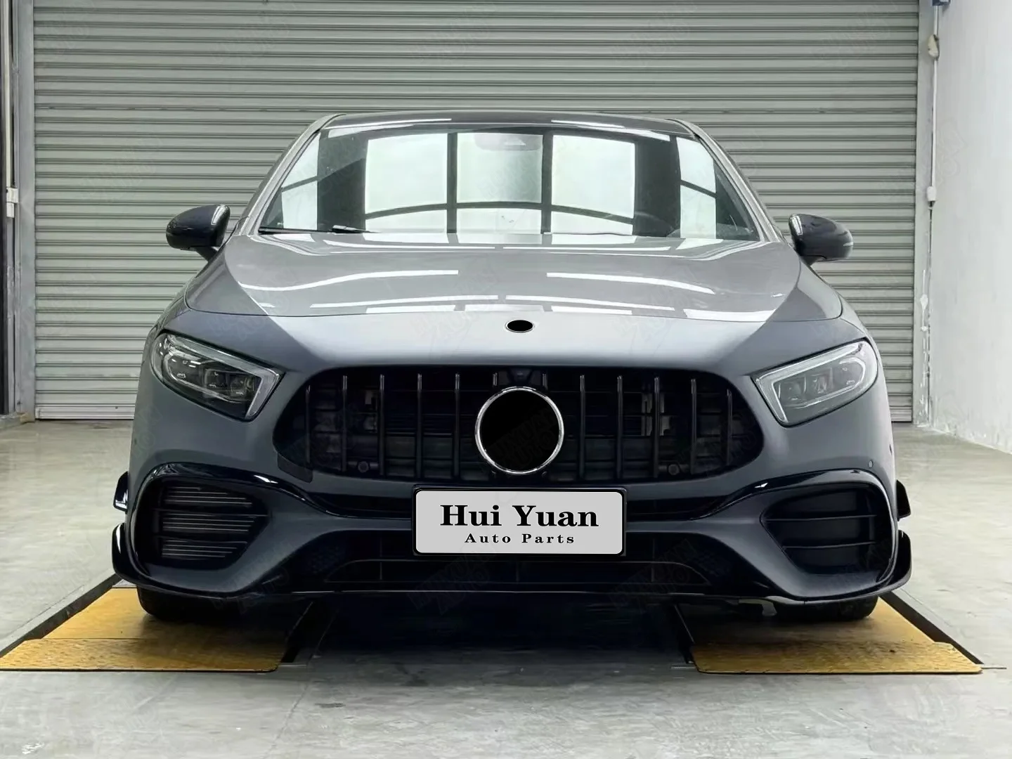 New Condition 2019-2024 Class W177 Car Modified A45 Bumper Grille Diffuser Exhaust Pipe Bonnet Side Skirt
