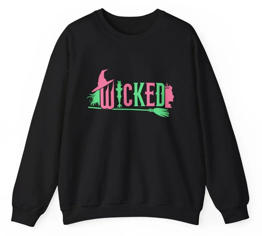 Wicked Merch 2025 بلوزات تأثيري النساء الرجال موضة الشارع الشهير مضحك البلوز سترة رياضية علوية