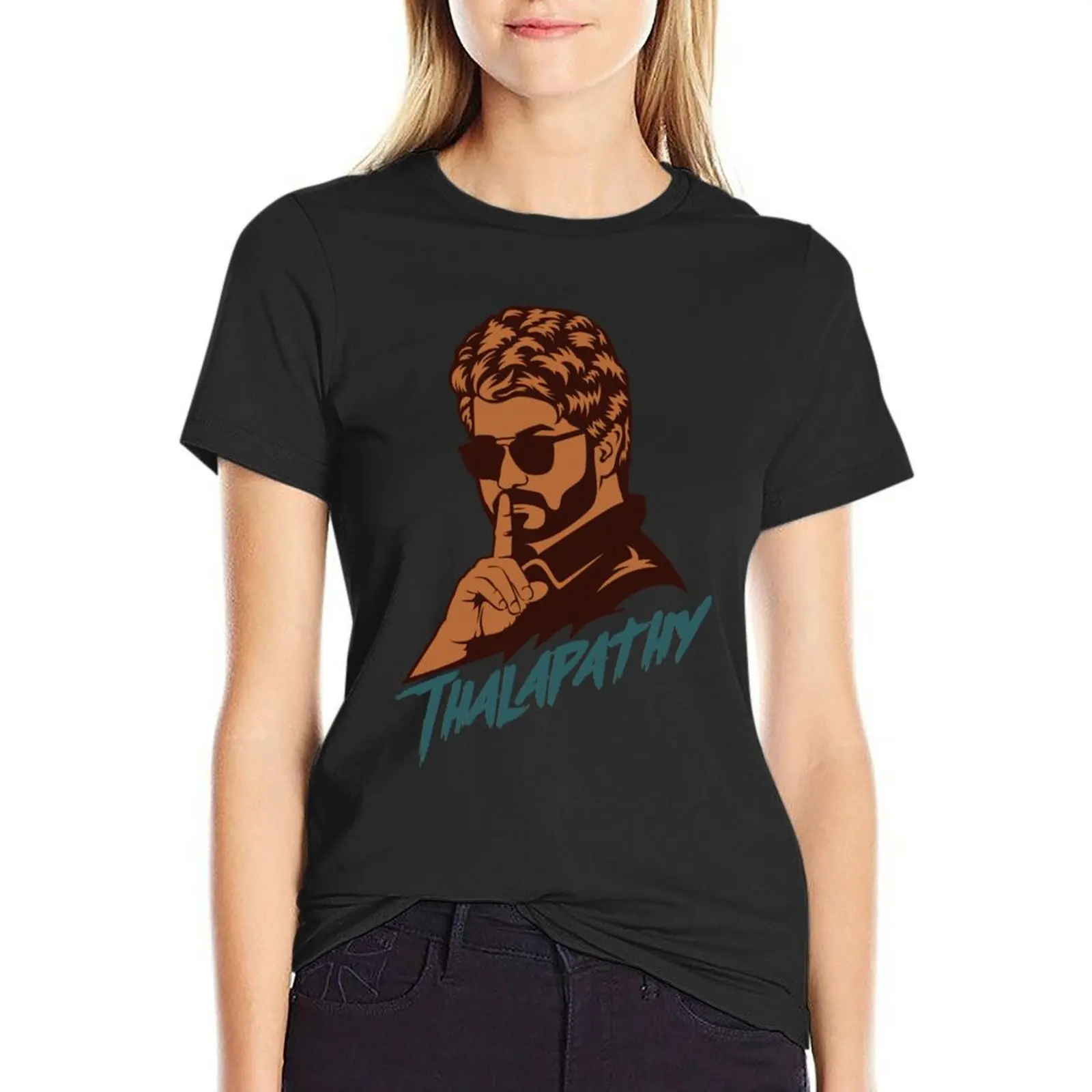 Master Movie Tamil Thalapathy Vijay Movie 2 T-Shirt plus sizes graphics tight shirts for Women