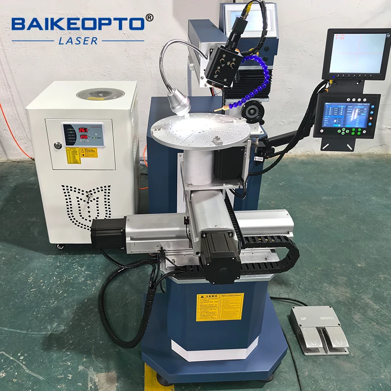 Fully automated YAG precision mold welding machine