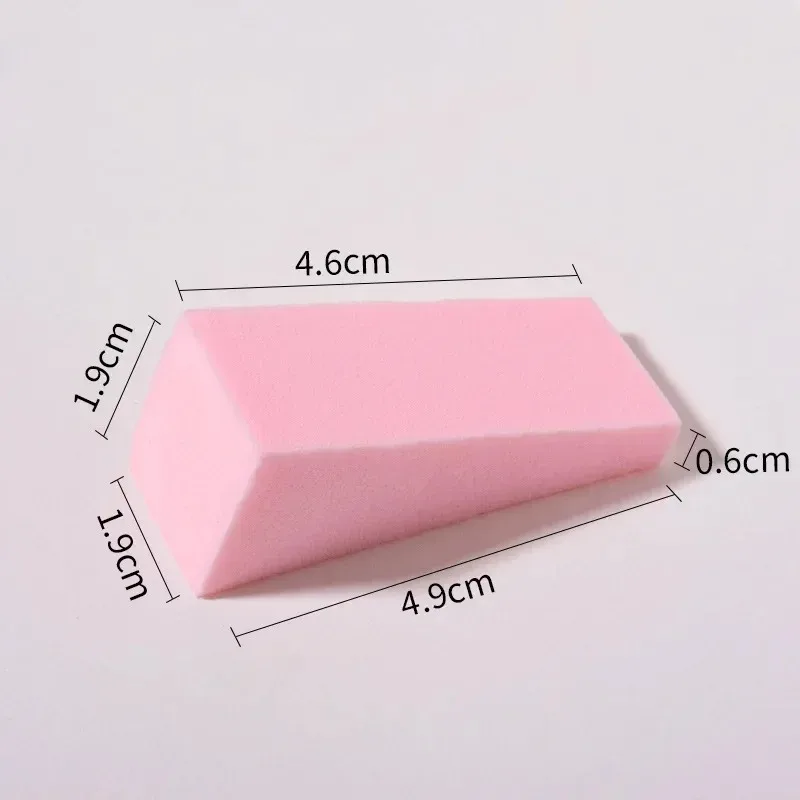 Triângulo portátil Soft Maquiagem Esponja Set, Fundação Rosto, Corretivo Creme, Mistura em pó, Ferramenta Puff Cosméticos, 50 Pcs, 100Pcs