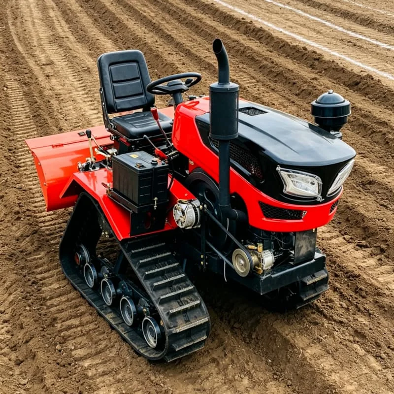 Customized Deep Tillage Tractor, Hot-selling Tracked Rotary Tiller, Bestselling Mini Farm Cultivator of 2026