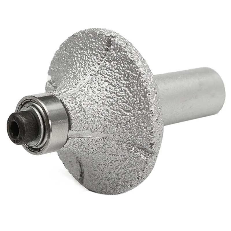 2 Stück 1/2inch Diamant fräser Bit Rad halbe Bullnose für Hand profiler Marmor Granit