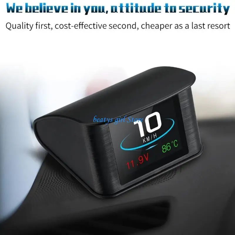 C7AB Multi-function LCD for Head Up Display GPS Speedometer for Head Up Display Slope