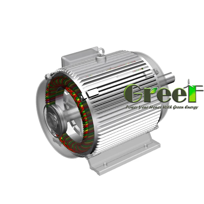 

Brushless Synchronous Alternator low rpm permanent magnet generator free maintenance