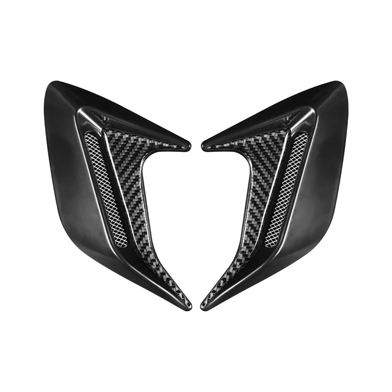 

Car Shark gills refit simulation Carbon fiber Bull horn vent Car body decoration sticker