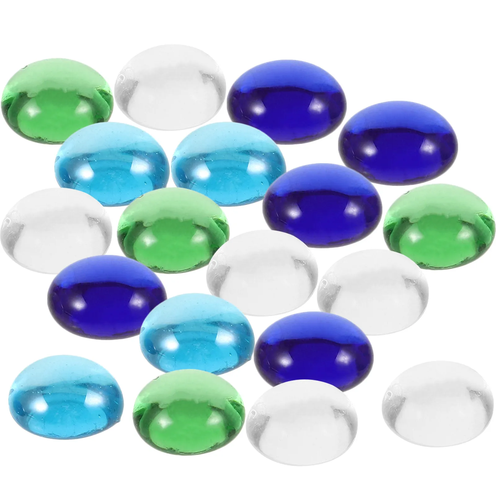 

Набор разноцветных стеклянных бусин: плоские декоративные бусины для цветочных ваз, аквариумов, садовых горшков, ландшафтного дизайна, поделок и украшений своими руками