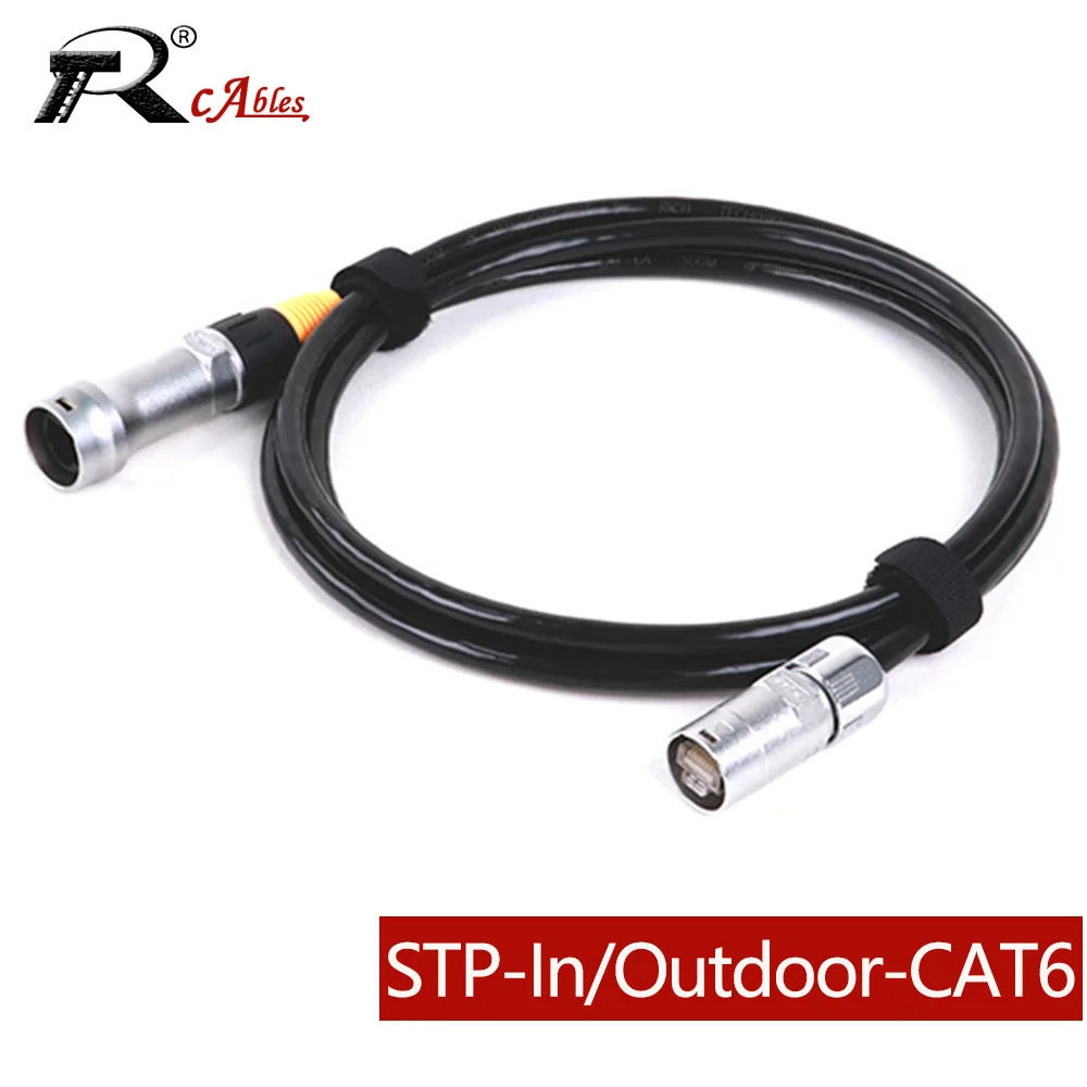 Cat6 STP Indoor&Outdoor RJ45 Network Cable Adapter,Waterproof RJ45 8P8C Male to Female Ethernet Socket,for LAN Switcher Router