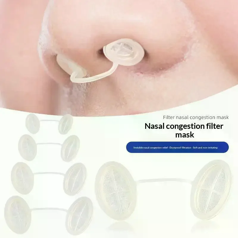 Nasal Filters Invisible With Dust Pollen Filtration And Soft Silicone Perfect For Outdoor Travel Allergy Protection Safe