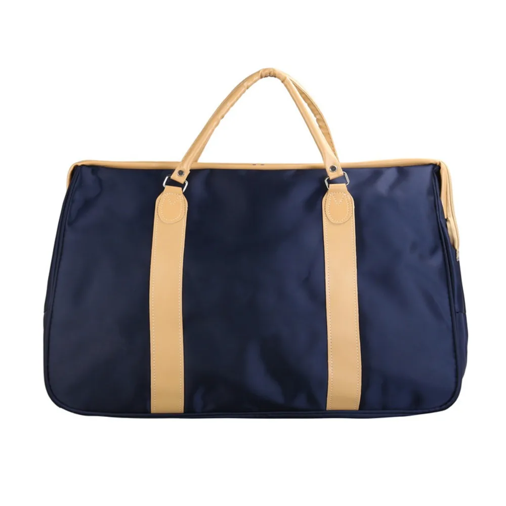 

Nylon Short Distance Travel Bag Portable Lightweight Travel Duffel Bag Multi Pocket Large Capacity Women's Fitness Handbag