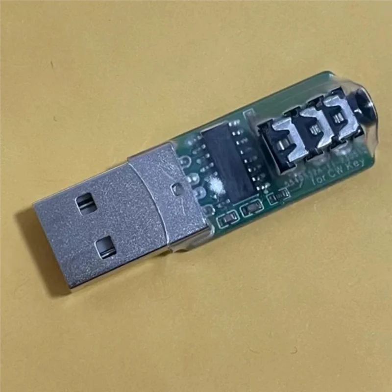 For Vband Morse USB Key Trainer Vband Mobile Phone Computer Connector Code Trainer Telegraph Trainer Key Connection-A32R