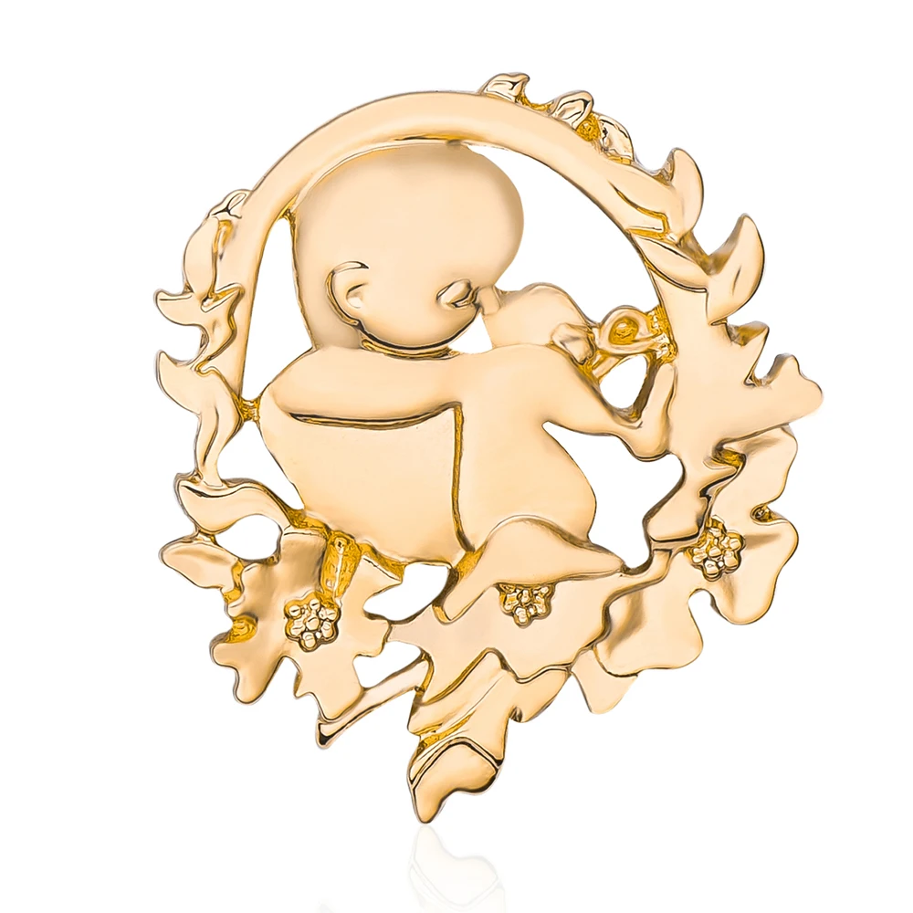 Newborn Baby Garland Brooch Mother Love Medicine Pins Jewelery Design Accessories Lapel Badges Birthday Gifts for Gynecologists image 2