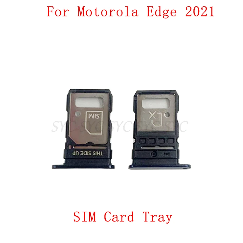 

SIM Card Tray SIM Card Slot Holder For Motorola Moto Edge 2021 XT2141 Memory MicroSD Card Repair Parts