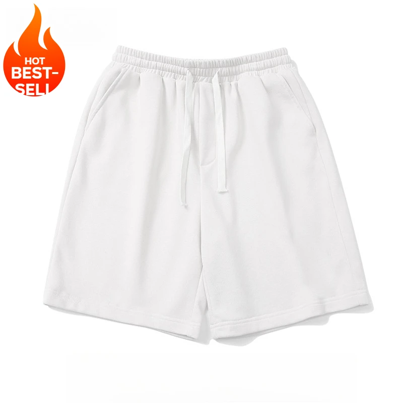 男性用ミニマリストベーシックスポーツショーツ、秋のトレンド、カジュアル、多用途、ルーズ、ドローストリングパンツ