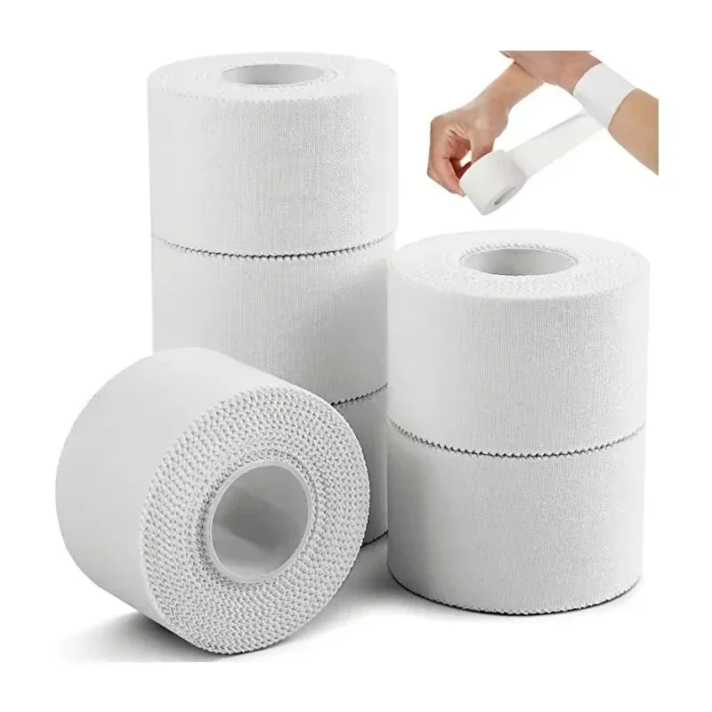 1PC  2.5cm * 9.14m Athletic Trainer Tape Sport Care Tape Sport Strapping Tape Easy To Tear For Sports First Aid Injury Wrap
