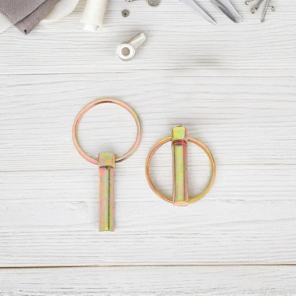 8개 잠금 핀 안전 린치 핀 헤비 듀티 트레일러 히치 보안 잠금 핀 키트 트랙터 트럭 잔디깎이 트레일러용