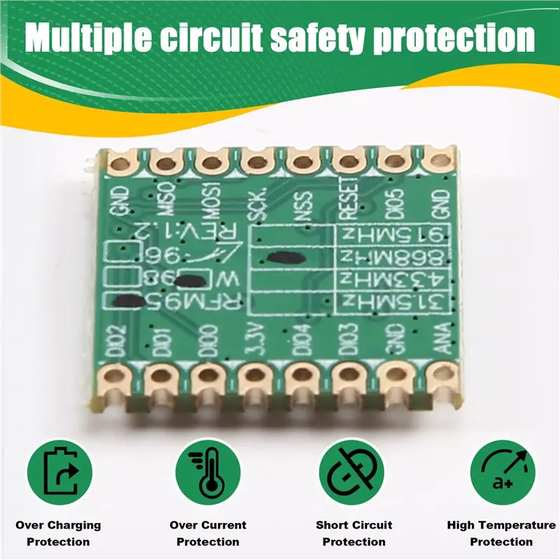 LXYB18B RFM95W Lora SX1278 Wireless Module Lora Wireless Transceiver Module Spread Spectrum Low Power SPI Interface For Iot
