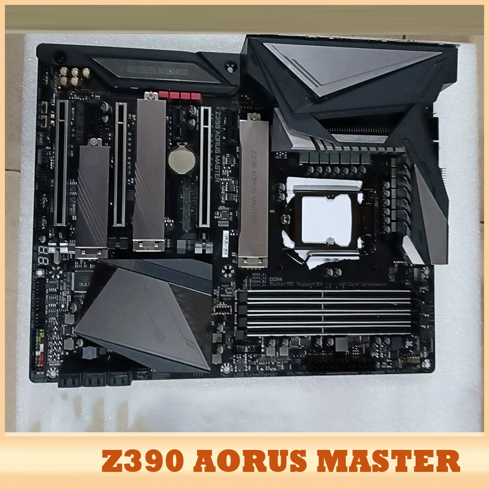 

Z390 AORUS MASTER для настольной материнской платы Giga-byte ATX LGA1151 DDR4 64 ГБ PCI-E 3,0