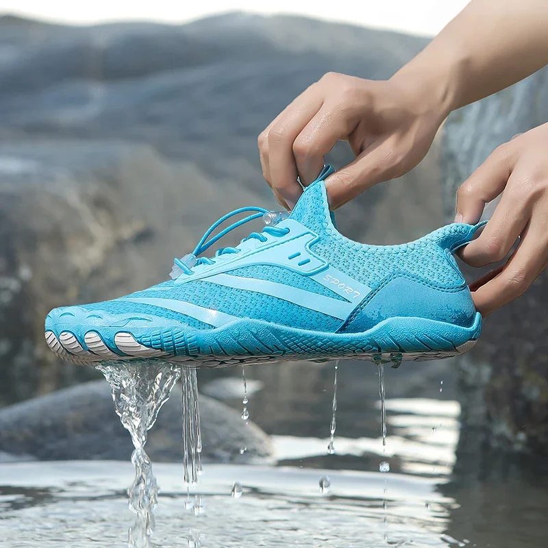 Summer Ultralight Aqua Shoes Men Outdoor Non-Slip Water Shoes Women Breathable Barefoot Sneaker Swimming Upstream Wading Shoes