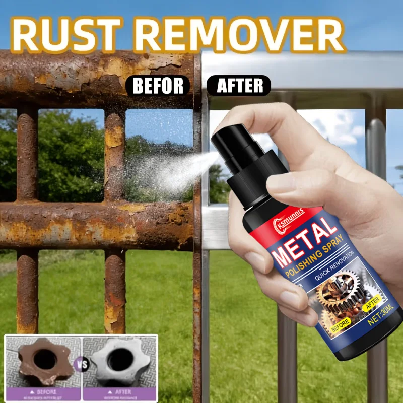 Powerful Rust Removal Spray with Quick Penetration Formula Anti-Rust Treatment Key Nozzle Design for Effective Rust Elimination
