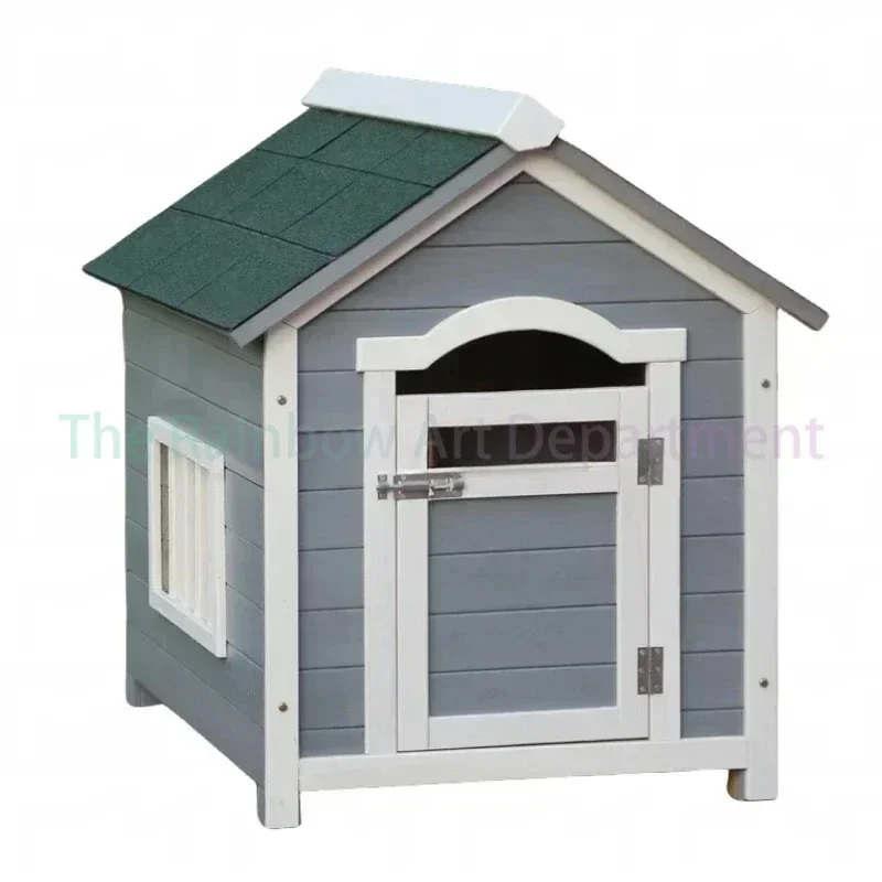 Luxury Dog Nest, Four Seasons Universal Outdoor Dog House, Warm Winter and Summer, Medium and Large Canine Solid Wood