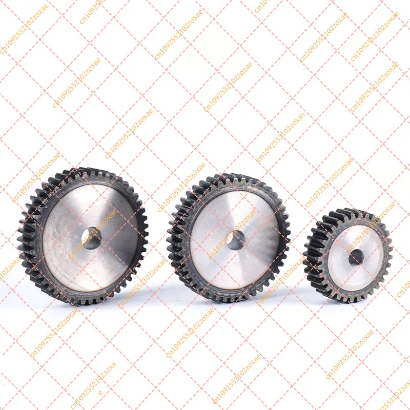 1Pcs 1.5 Mod Cylindrical Gear 94-120 Teeth 45# Carbon Steel Pinion Flat Gear for DIY Mechanical Parts Transmission