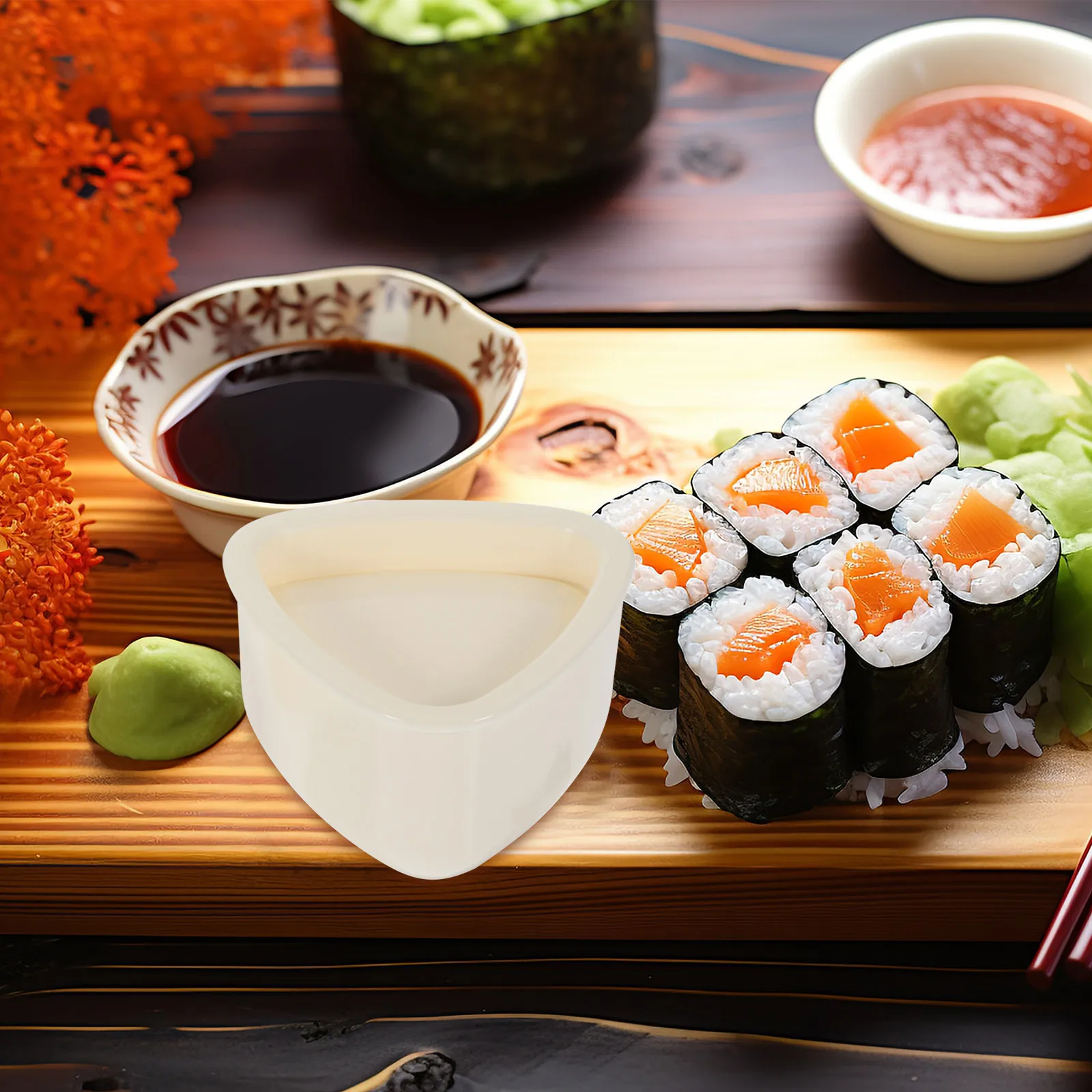 

2pcs Onigiri Mold Food Grade Rice Ball Shaper Triangular Kitchen Supplies Sushi Maker Practical Daily Use Gifts