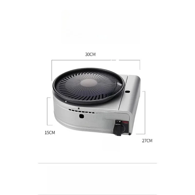 Barbecue grill grilled oysters grilled seafood grilled meat grill household gas tank less fumes