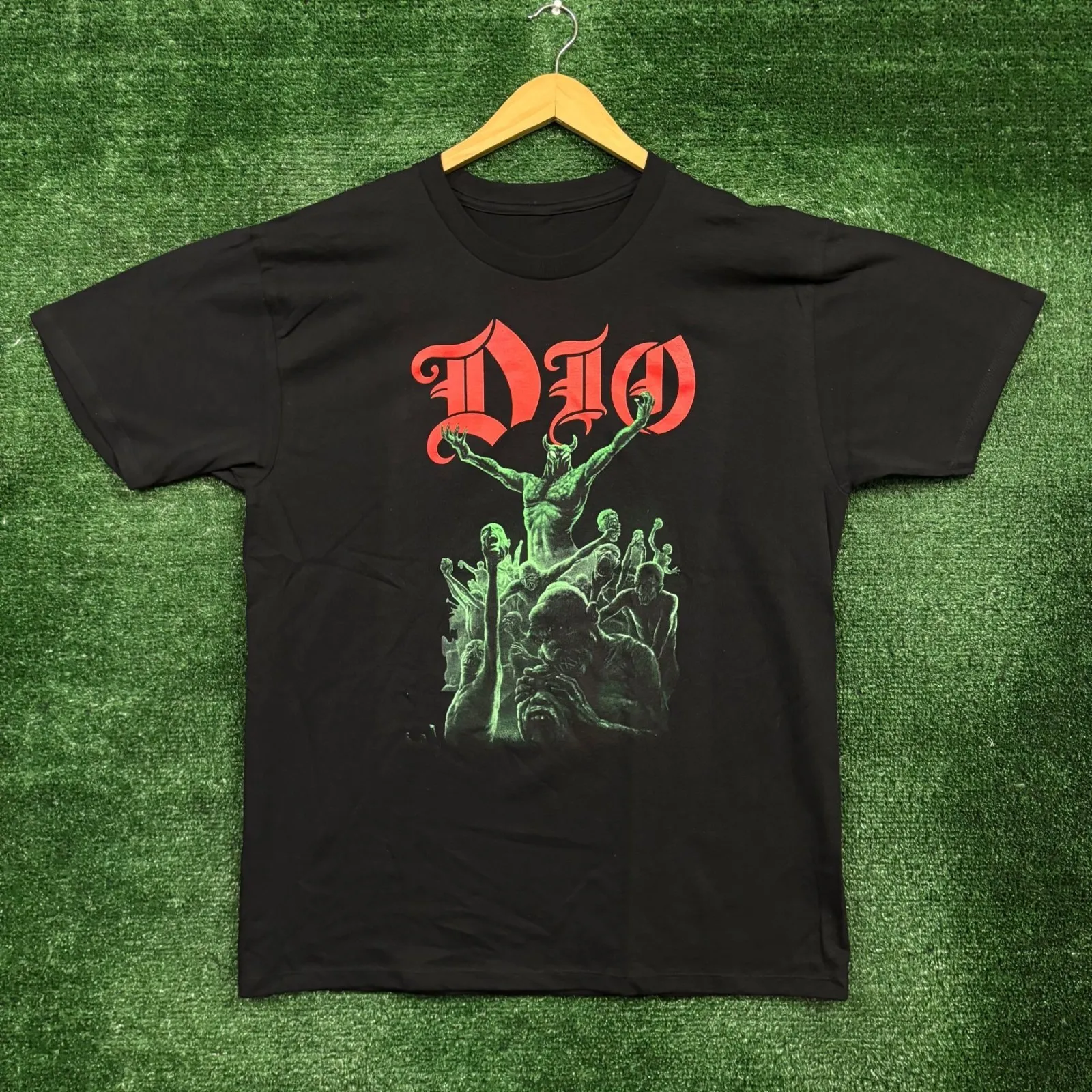 Dio Stand Up and Shout Holy Diver Heavy Metal Band TShirt Size Large