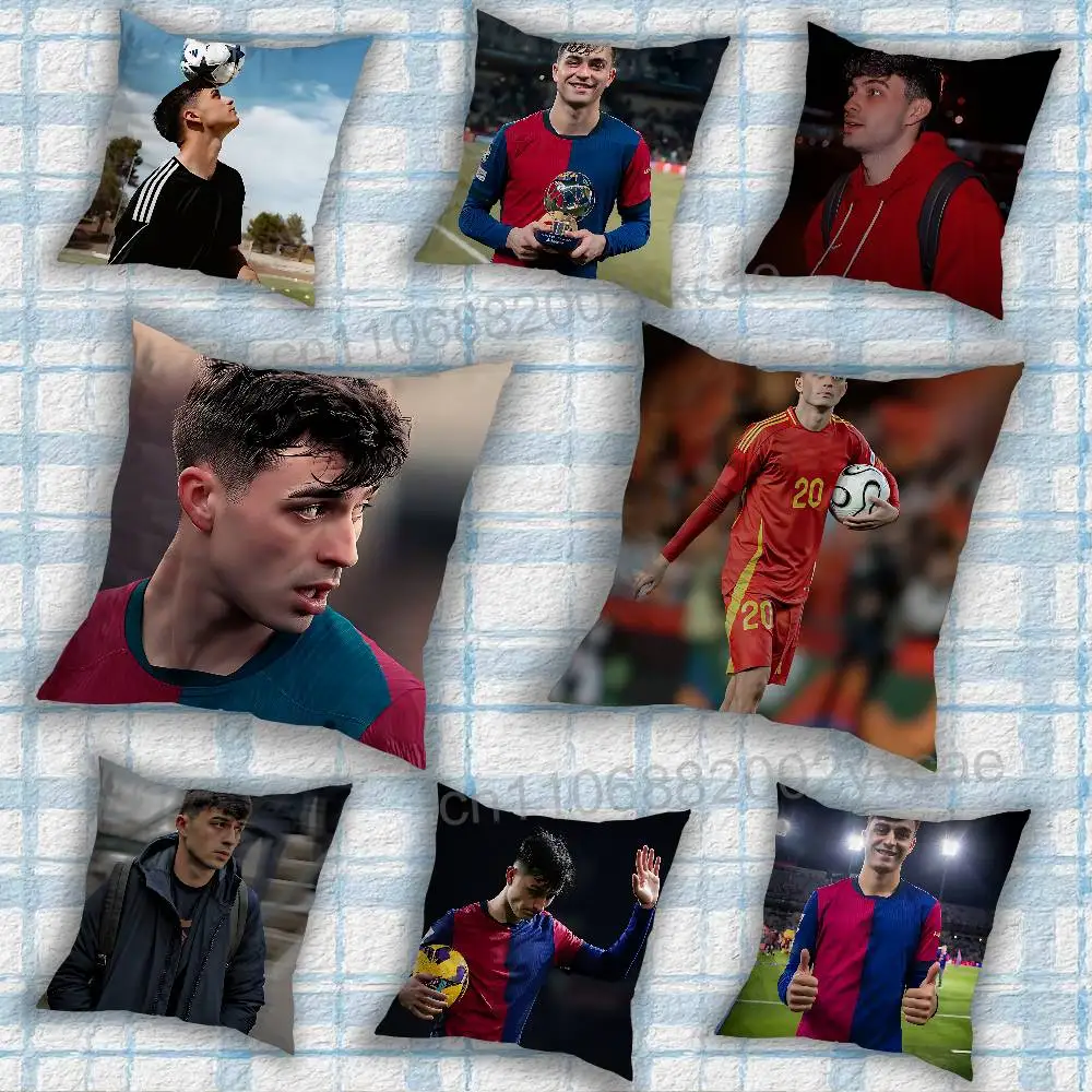 

Awaiting your return Pedri Pillow Case Sofa Living Room Bedroom Headboard Backrest Cushion Square Cushion Nap Time