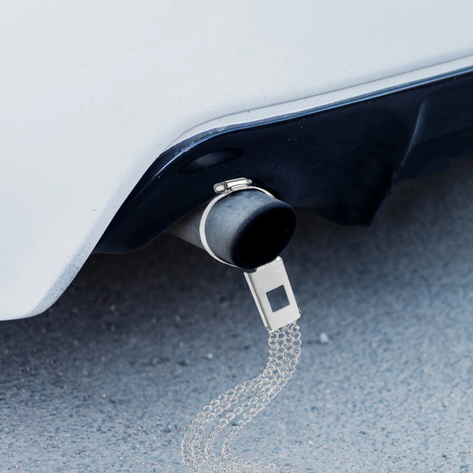 شريط ذيل مضاد للكهرباء الساكنة للسيارات، حزام تأريض سلسلة معدنية شديدة التحمل، حزام تفريغ كهرباء من النوع المعلق لفصل الشتاء #1