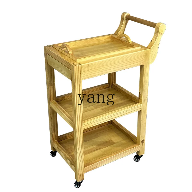 LTT beauty salon special trolley skin management mobile push rack