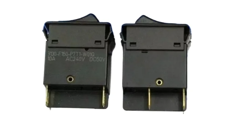 1Pcs 10A Thermal Overload Protection Switch Automatic Cutoff Circuit Breaker Electronic Protection Component