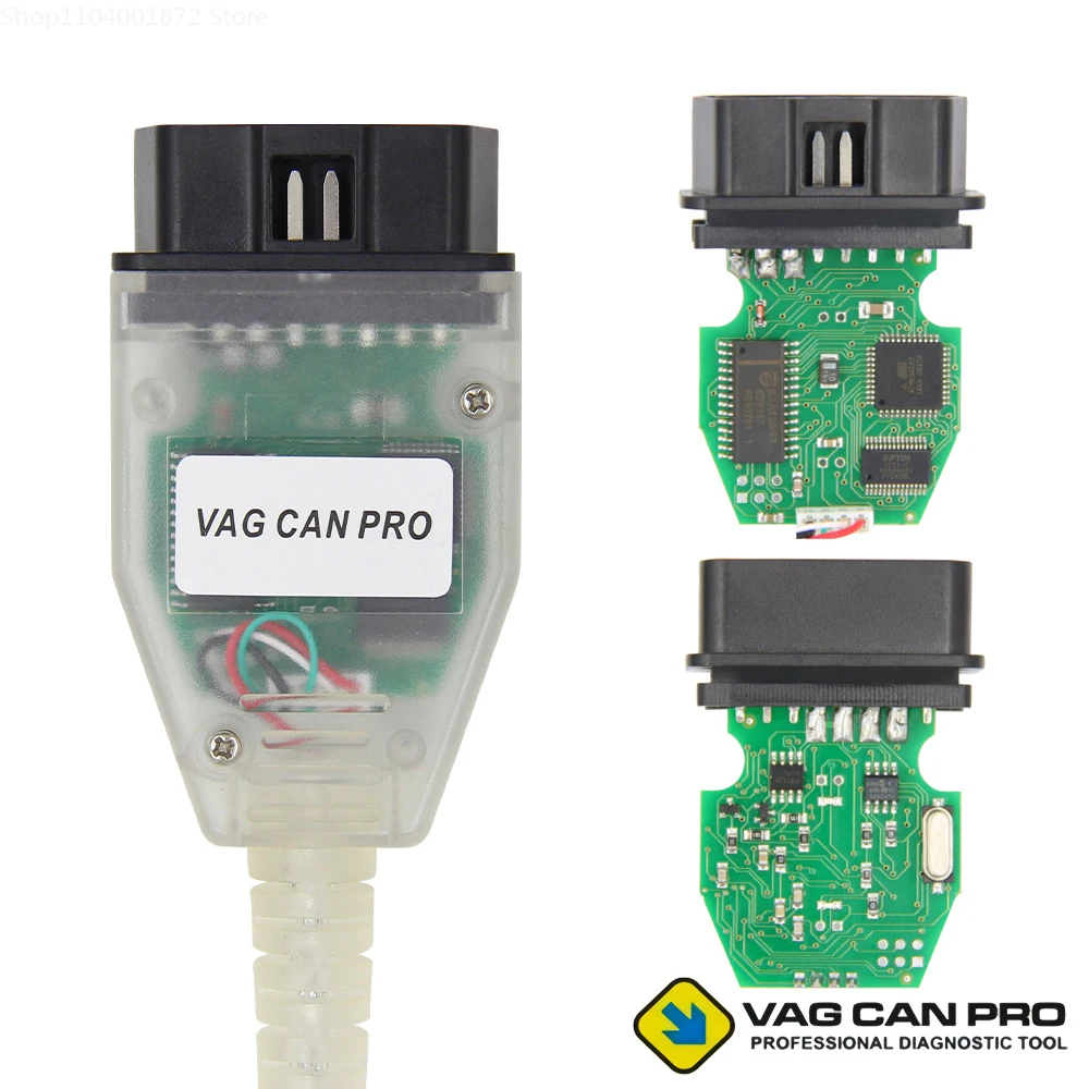 New VAG CAN PRO V5.5.1 with FTDl FT245RL VCP OBD2 Diagnostic Interface USB Cable Support Can Bus UDS K Line Works for AUDI/VW