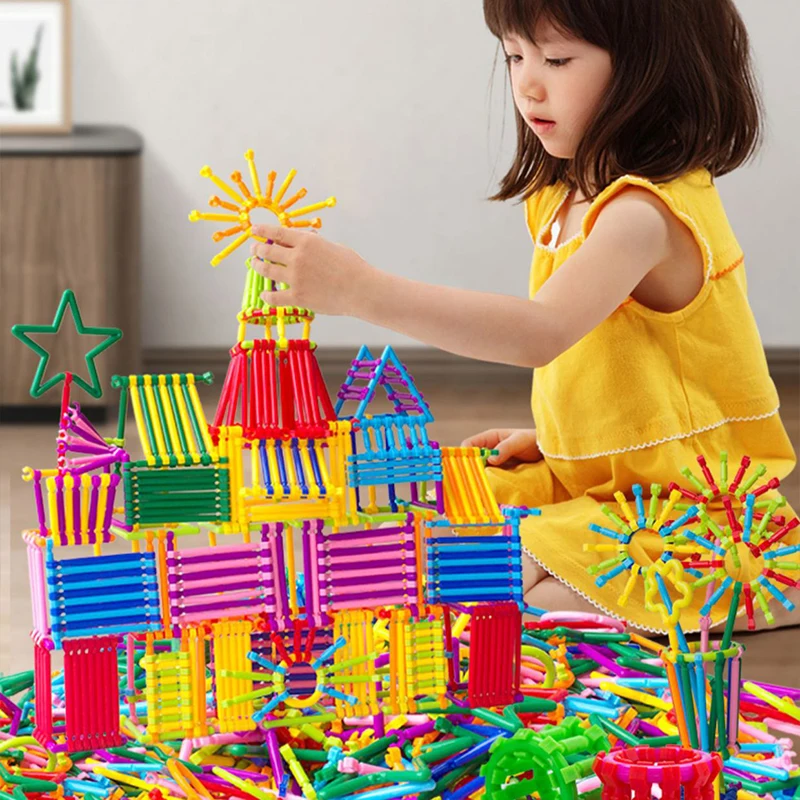 65~240pcs Assembled Building Blocks Toys DIY Smart Stick Blocks Imagination Creativity Educational Learning Toy for Gift TMZ