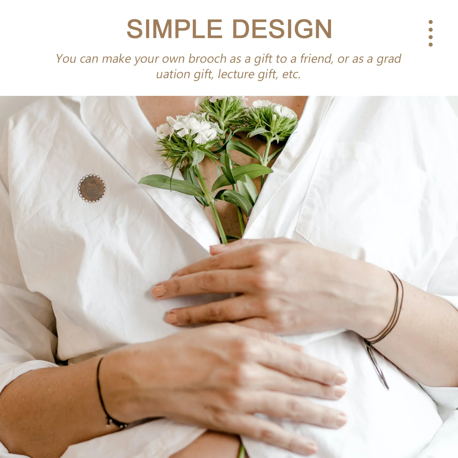 

5pcs Metal Bases Diy Jewelry Making Accessories Lapel Pin Trays Breastpin Bottoms Brooch Settings Vintage Brooch Base