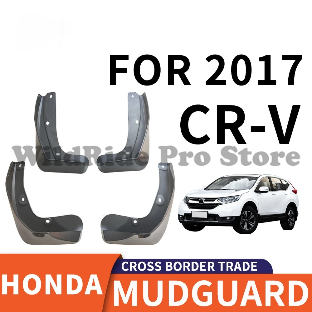 

Mud Flaps for 2017-2022 Honda CR-V, Full Set of 4, Front & Rear PP Rubber Splash Guards - OEM Style