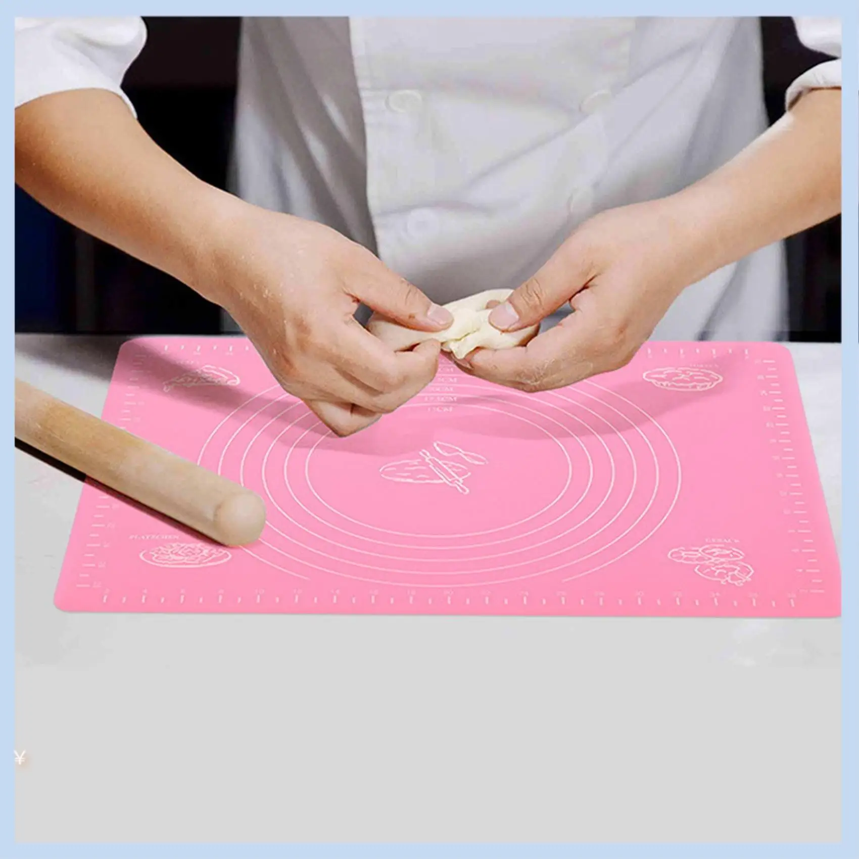 

MLGB-Silicone Non-Stick Silicone Mat Rolling Dough Liner Pad Pastry Cake Bakeware Paste Flour Table Sheet Kitchen Tool