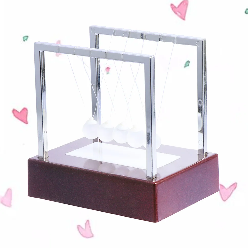 

1Pcs Glow Newton's Cradle Ball Desk Decor for Energy Balance Display Science Gift Lighting Pendulum Ornament