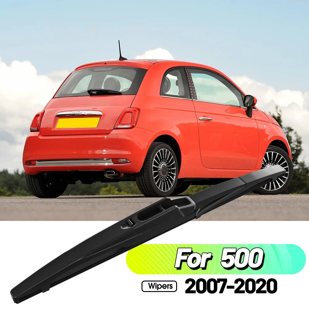11 "Auto Windschutzscheibe Heckscheibe Windschutzscheibe Windschutzscheibe Sauber Heckklappe Fenster Regenbürste für FIAT 500 2007-2020 2019 2018 2017