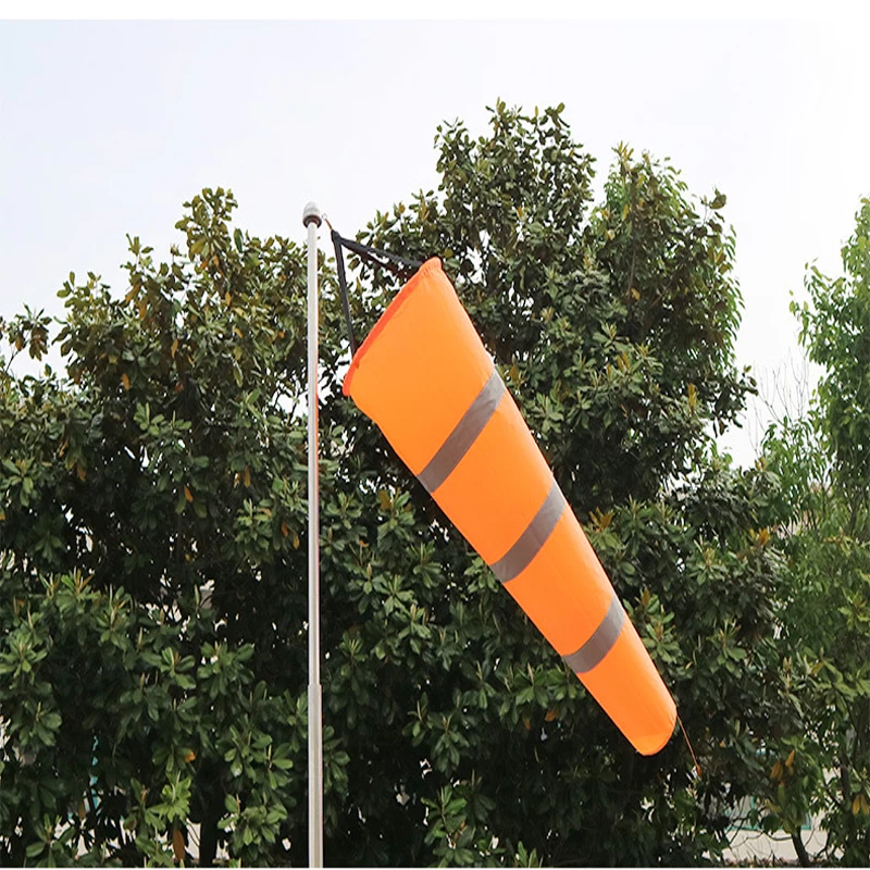 กลางแจ้ง Meteorological โรงงานเคมี Airport Marine กันน้ำ Oxford ผ้า Wind Vane Anemometer ทิศทางลมกระเป๋า
