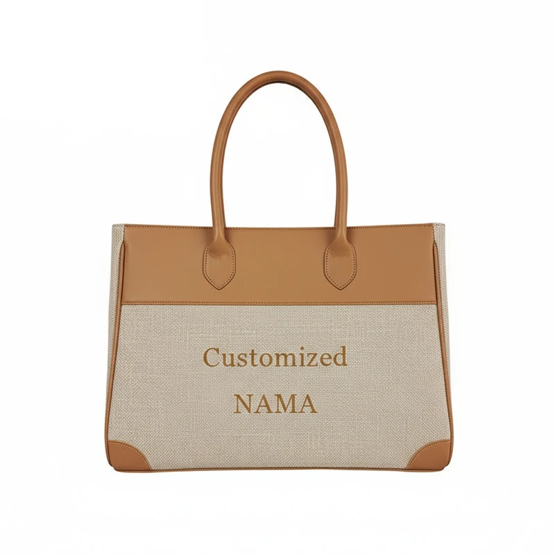 Women's Office Commuter Bag Large Capacity Fashion Shoulder Bag Travel Portable Shopping Handbag Casual Canvas Tote Bag